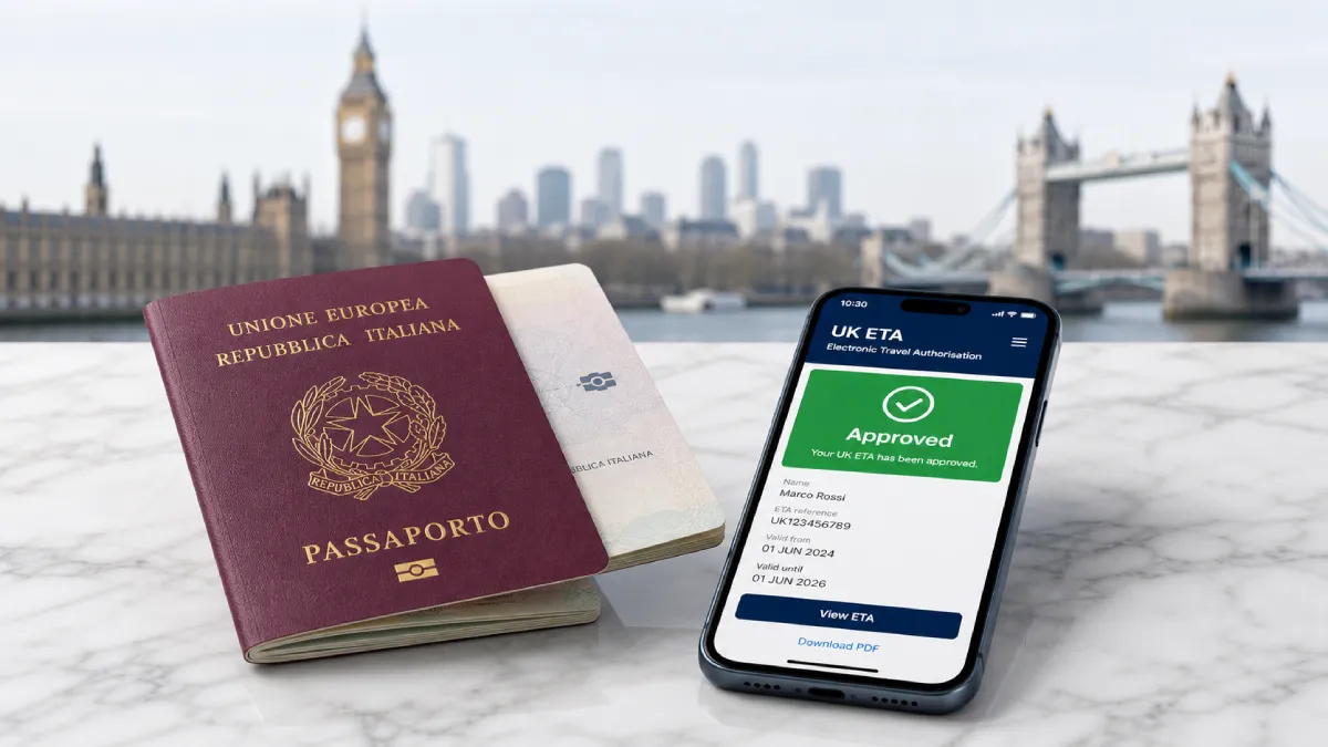 Visto UK 2026: ETA obbligatoria, costi e come richiederla